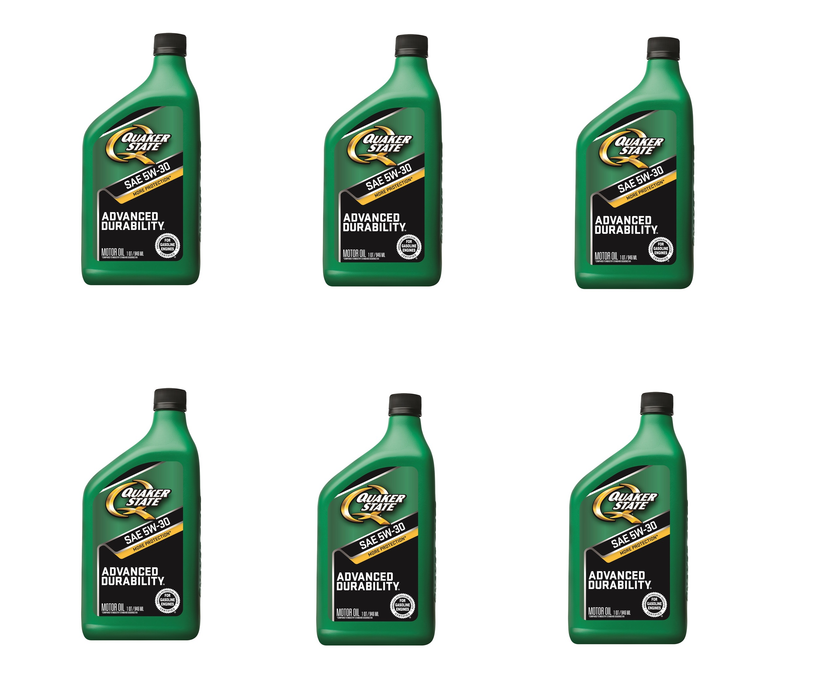 Quaker State #550035180 Peak Performance 5W-30 4-Cycle Multi Grade Motor Oil 1 qt ~ 6-Pack