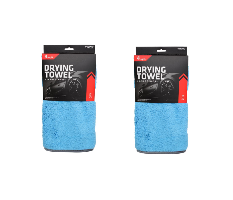 Viking #988400 24 in. L X 24 in. W Microfiber Car Drying Towel 1 pk ~ 2-Pack