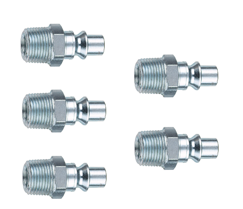 Tru-Flate #TRFL12325 Steel Air Plug 1/4 in. Male ~ 5-Pack