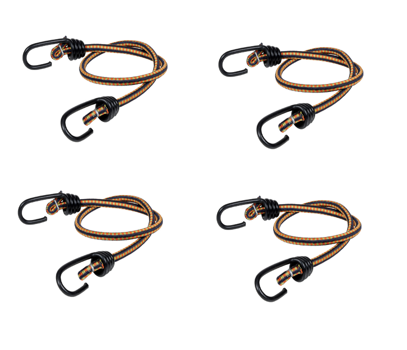 Keeper #A06025Z Multicolored Bungee Cord 24 in. L X 0.315 in ~ 4-Pack