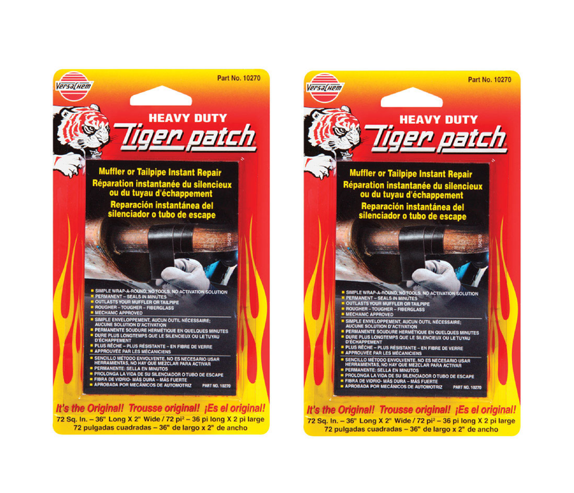 Versachem #10270 Tiger Patch Muffler/Tailpipe Tape 36 in. ~ 2-Pack