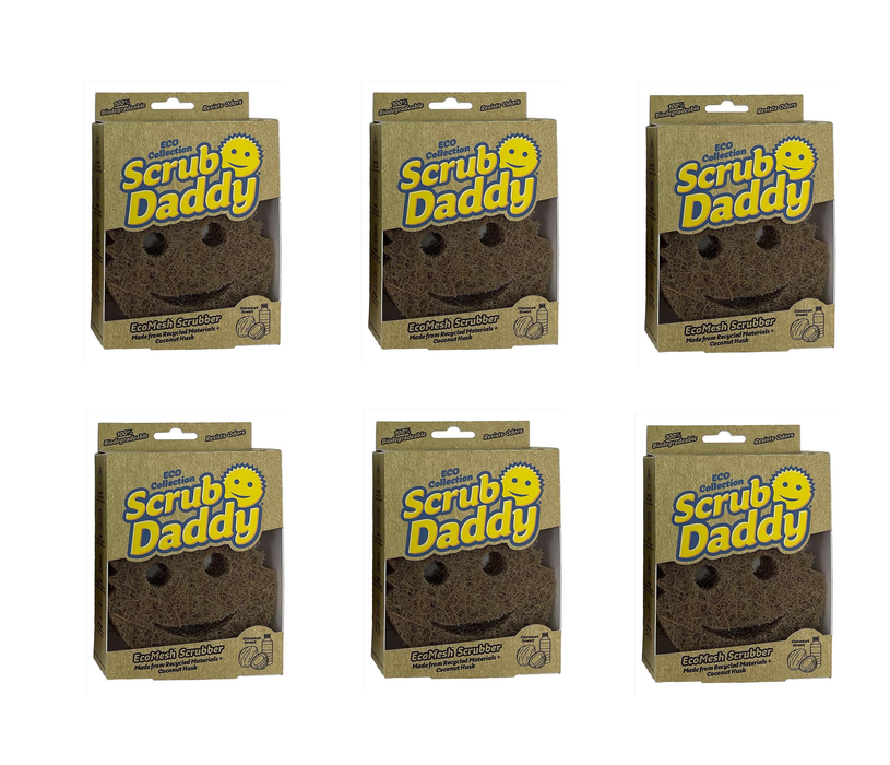 Scrub Daddy Eco Daddy Medium Duty Scrubber Sponge For Kitchen 2 pk ~ 6-Pack ~ 12 Total