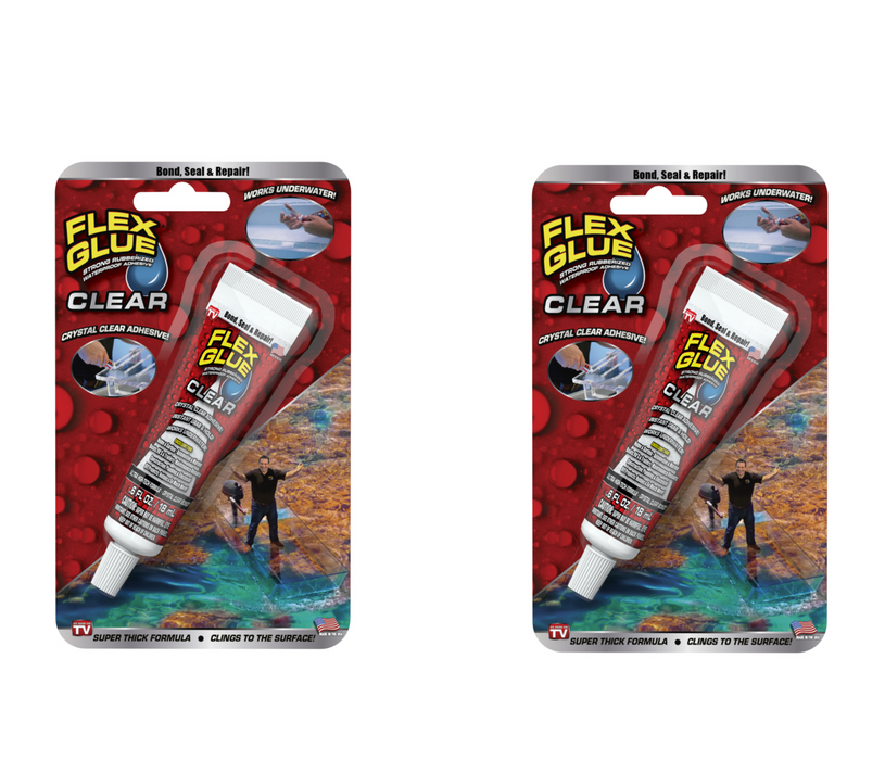 Flex Seal Family of Products Waterproof Adhesive Rubber Glue 2 pk