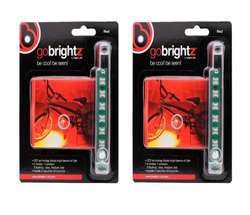 Brightz #L2002 GoBrightz bike lights LED Bicycle Light ABS Plastics/Electronics ~ 2-Pack