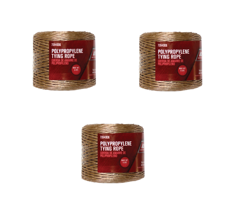 Ace #M3402AC2 400 ft. L Brown Twisted Poly Twine ~ 3-Pack