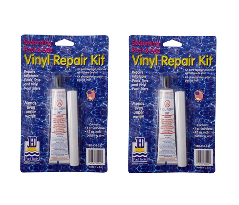 JED Pool Tools Vinyl Pool Repair Kit 1 oz ~ 2-Pack