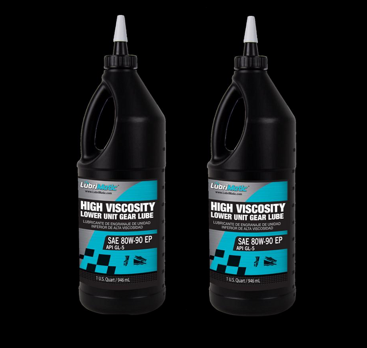 LubriMatic #LUBR11552 80W90 High Viscosity Automotive Gear Oil ~ 2-Pack ~ 2 Qts Total