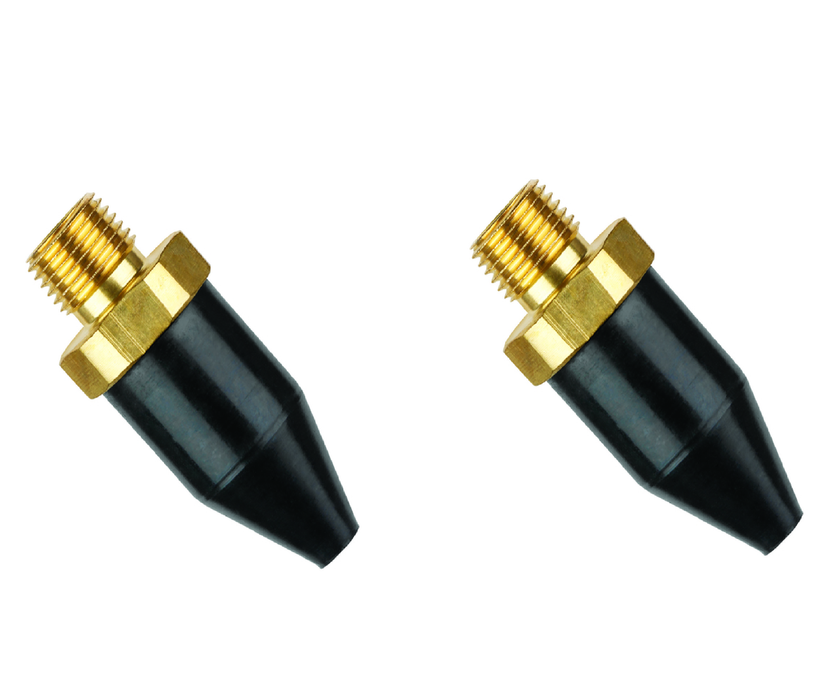 Tru-Flate #99005 Brass Air Blow Gun Rubber Tip 1/8 in. ~ 2-Pack