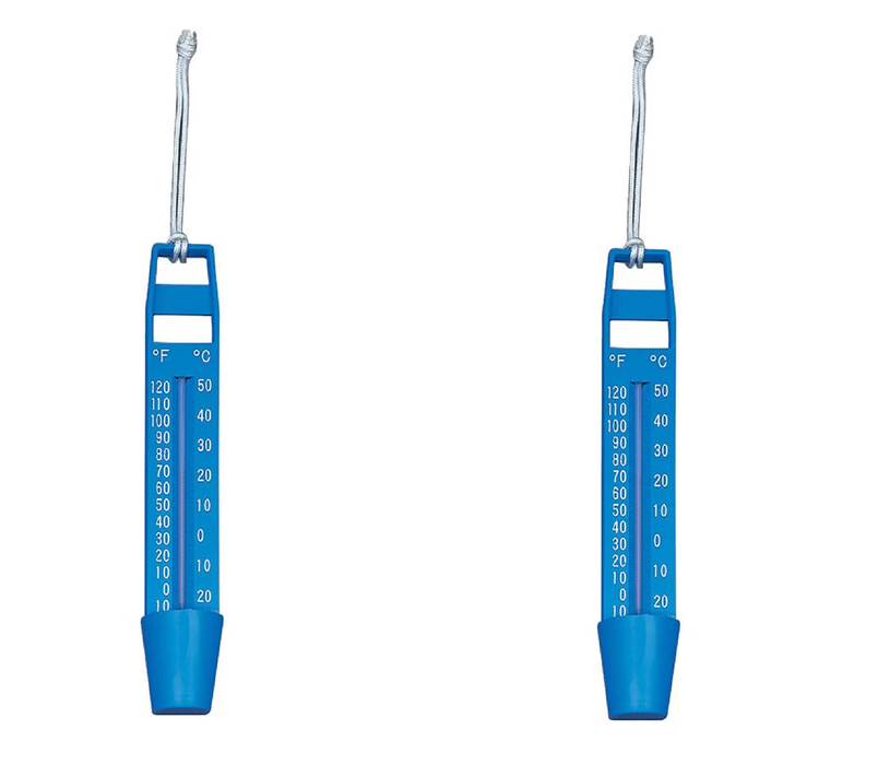 JED Pool Tools Pool Thermometer 10 in. L ~ 2-Pack