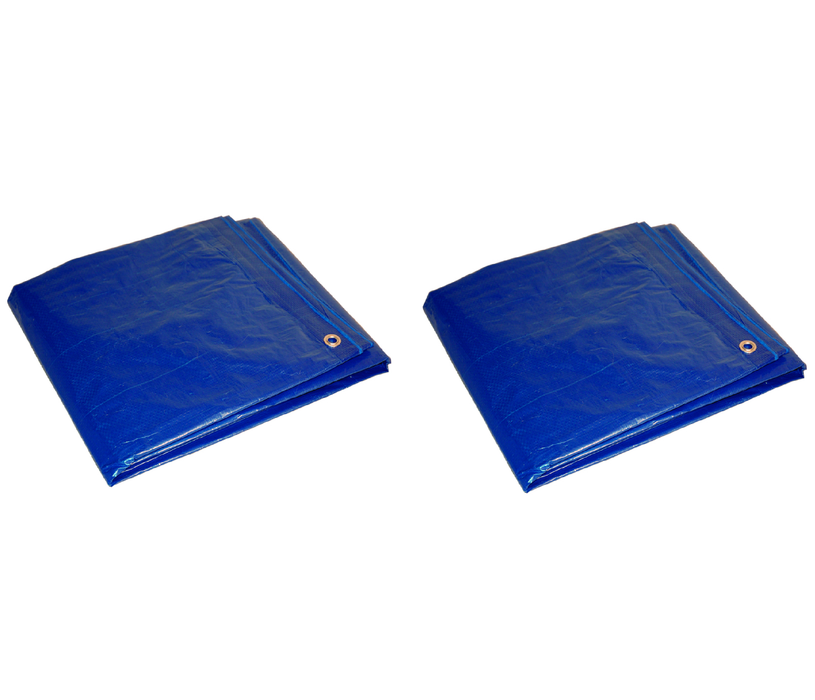 Foremost Dry Top 9 ft. W X 12 ft. L Medium Duty Poly Tarp Blue ~ 2-Pack