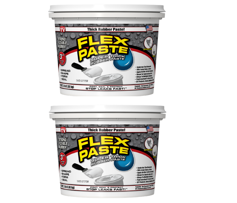 FLEX SEAL #PFSWHTR32 Family of Products FLEX PASTE Rubber Paste Rubber Paste ~ 2-Pack