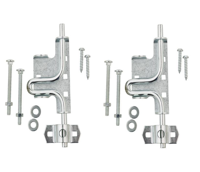 Ace #01-3420-101 10.52 in. H X 4.75 in. W X 1.22 in. L Zinc-Plated Zinc Slide Bolt Gate Latch ~ 2-Pack