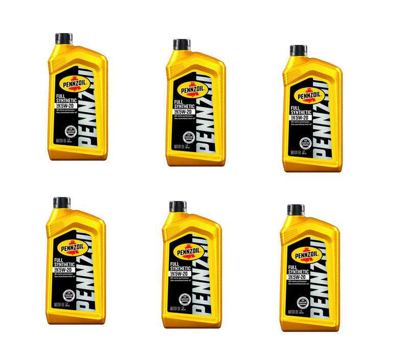 Pennzoil #550058597 5W-20 Gasoline Synthetic Motor Oil 1 qt ~ 6-Pack