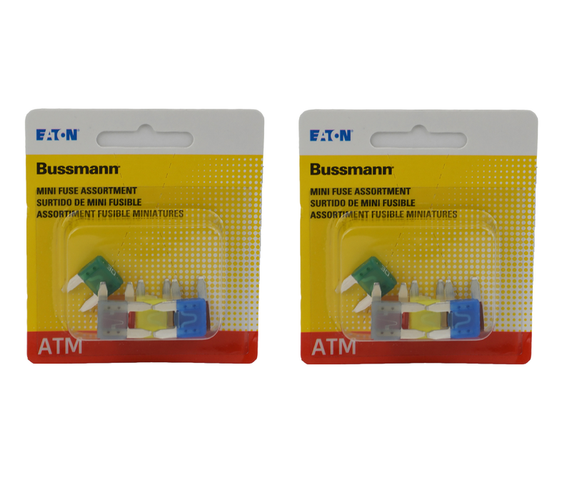 Bussmann #BP/ATM-A8-RP 30 amps ATM Assorted Blade Fuse 8 pk ~ 2-Pack ~ 16 Total