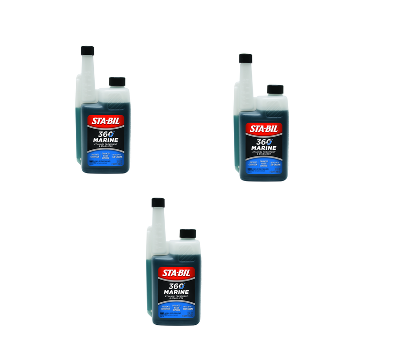 Sta-Bil #8227571 Marine Diesel/Ethanol/Gasoline Fuel Stabilizer 8 oz ~ 3Pack