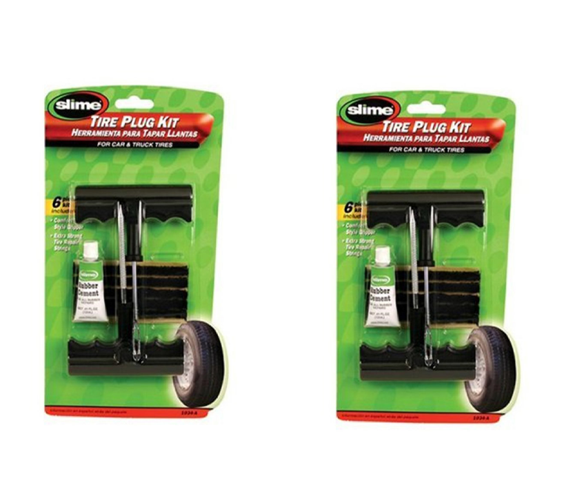 Slime Tire Plug Kit For All ~ 2-Pack