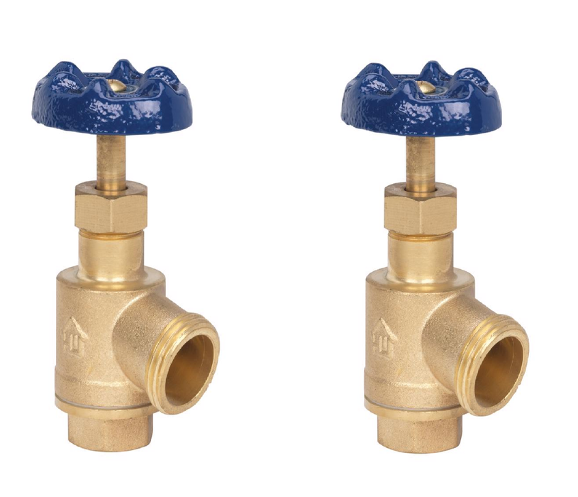 Homewerks #VGRBNOB4 3/4 in. FIP X 3/4 in. MHT Brass Garden Valve ~ 2-Pack