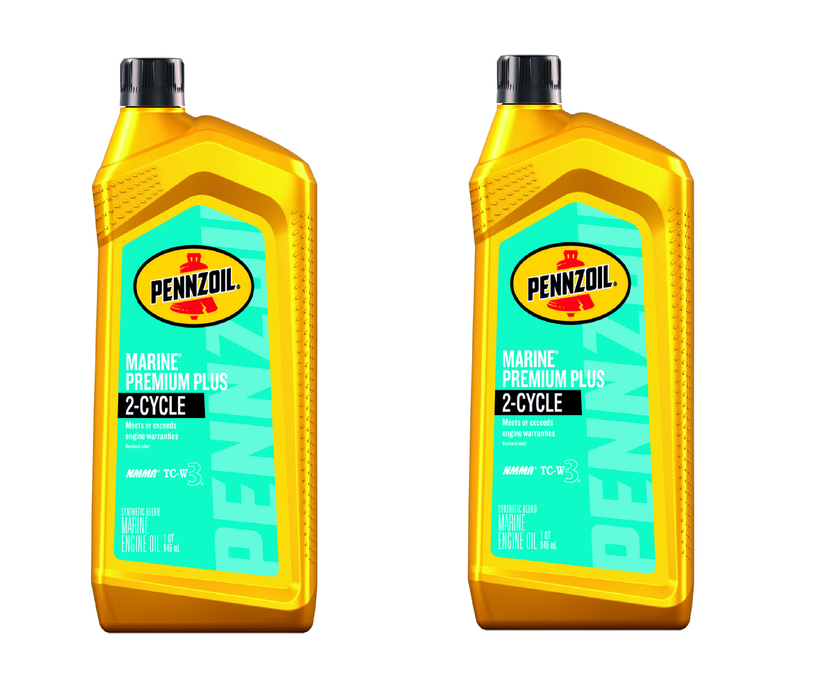 Pennzoil Marine TC-W3 2-Cycle Synthetic Blend Engine Oil 1 qt ~ 2-Pack