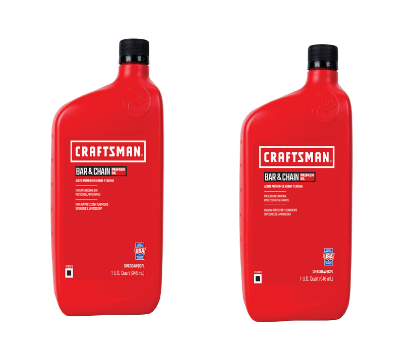 Craftsman #CR38BCPL Bar and Chain Oil 1 qt ~ 2-Pack