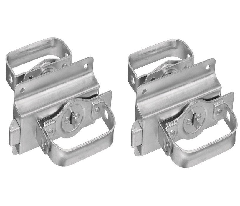 National Hardware Zinc-Plated Steel Left or Right Handed Gate Latch ~ 2-Pack