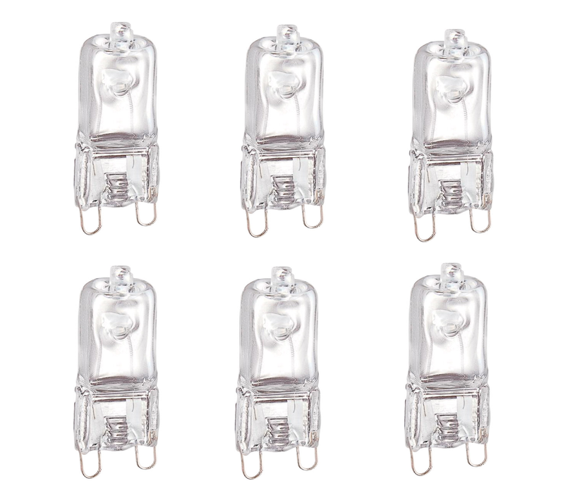 Westinghouse #0487100 40 W T4 Decorative Halogen Bulb 480 lm White ~ 6-Pack