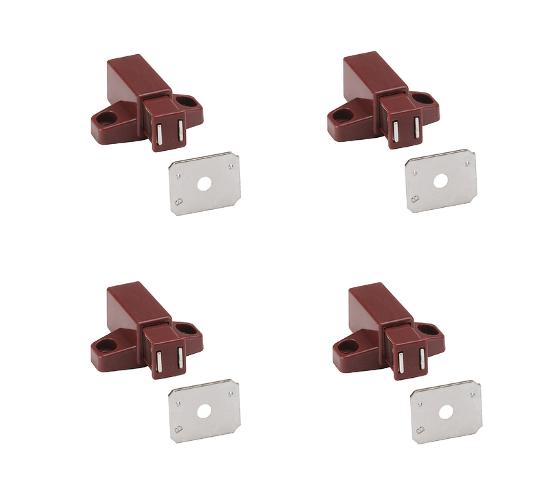 Amerock #BP32301BR Brown Steel Magnetic Latch ~ 4-Pack