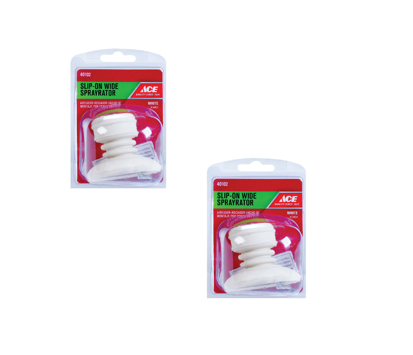 Ace #A0081072 White Slip-On Aerator ~ 2Pack