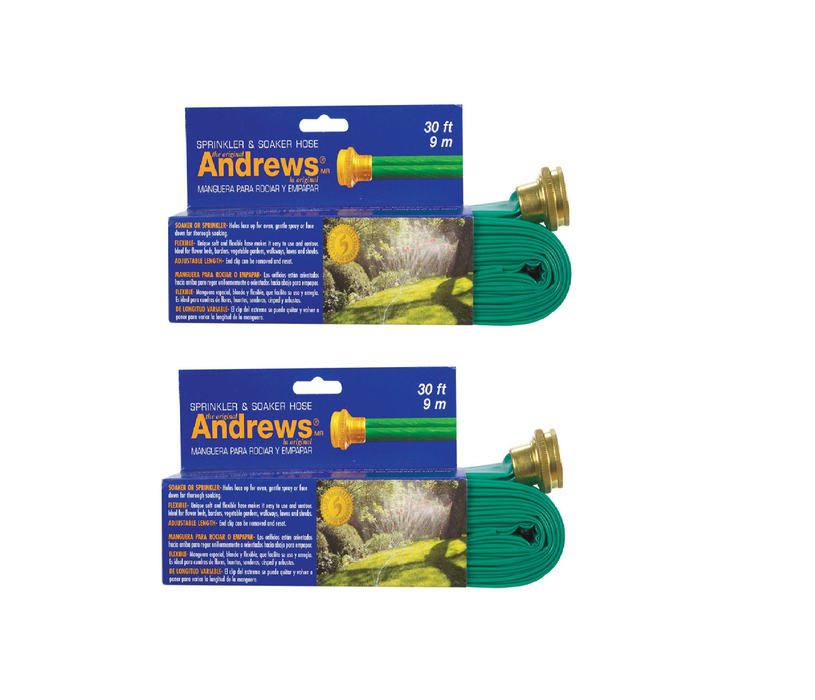 Andrews #10-12346 1 in. D X 30 ft. L Sprinkler/Soaker Hose ~ 2-Pack