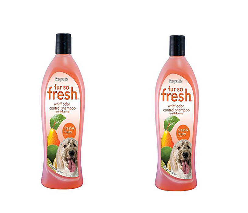 Sergeant's Fur So Fresh Fresh and Fruity Dog Deodorizing Shampoo 18 oz ~ 2-Pack