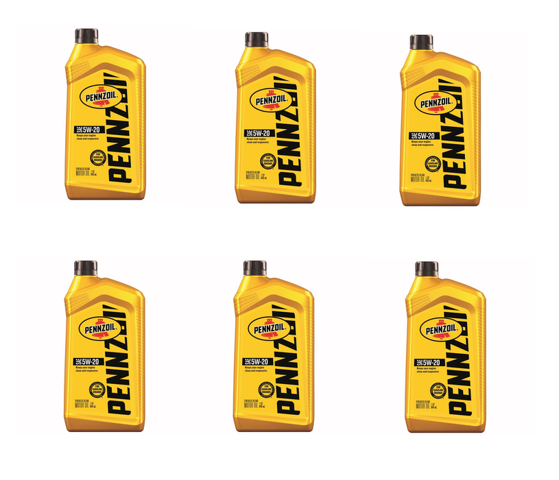 Pennzoil #550035002 5W-20 4-Cycle Synthetic Blend Motor Oil 1 qt ~ 6-Pack