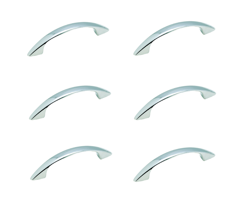 Amerock #BP341626 Allison Arch Cabinet Pull 3 in. Polished Chrome ~ 6-Pack