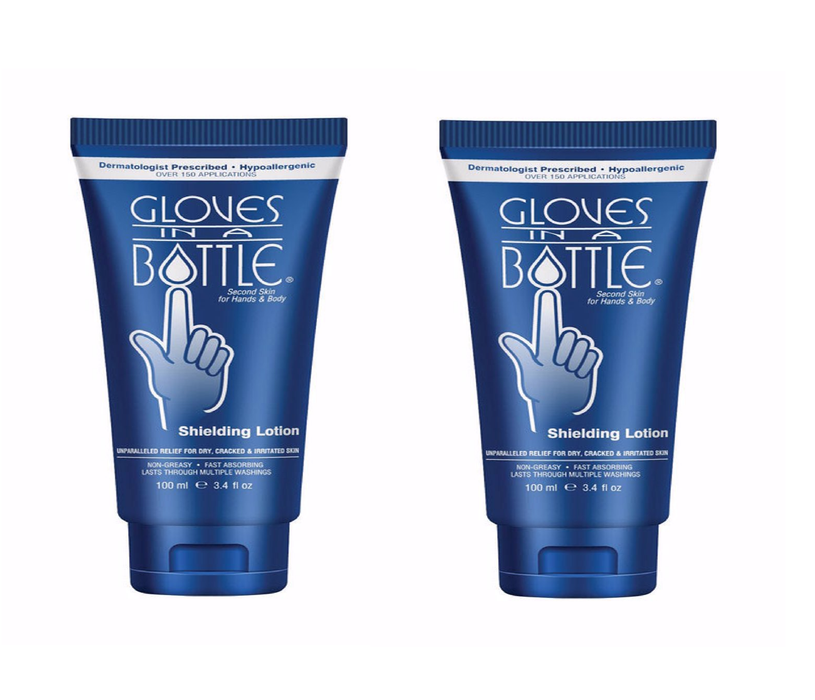 Gloves In A Bottle No Scent Shielding Lotion 3.4 oz ~ 2-Pack