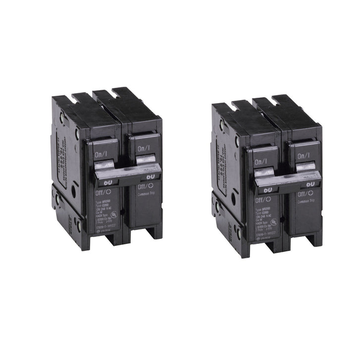 Eaton Cutler-Hammer #BR260 60 amps Plug In 2-Pole Circuit Breaker ~ 2-Pack