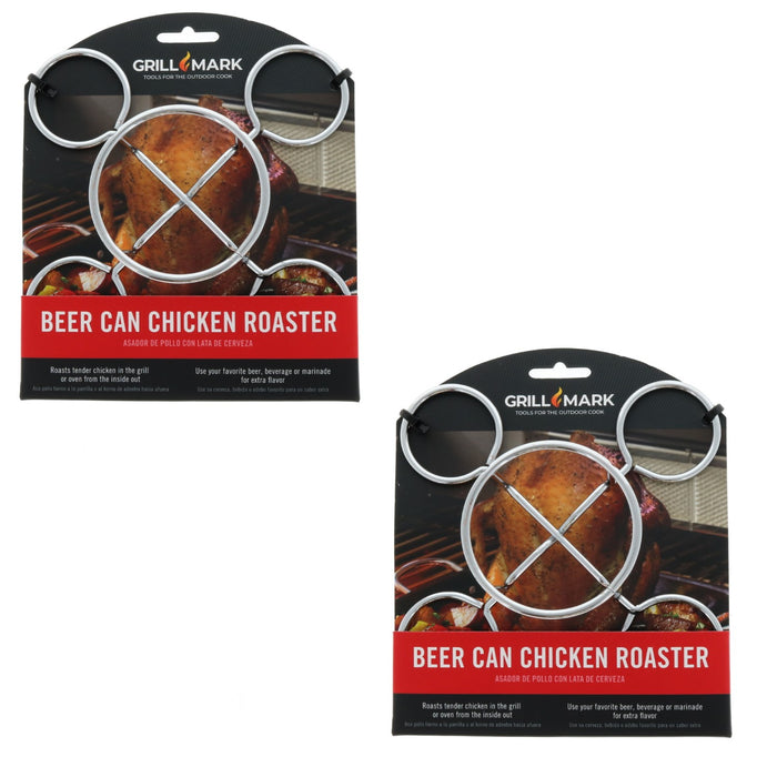 Grill Mark #06126ACE Beer Can Chicken Roaster Stand ~ 2-Pack