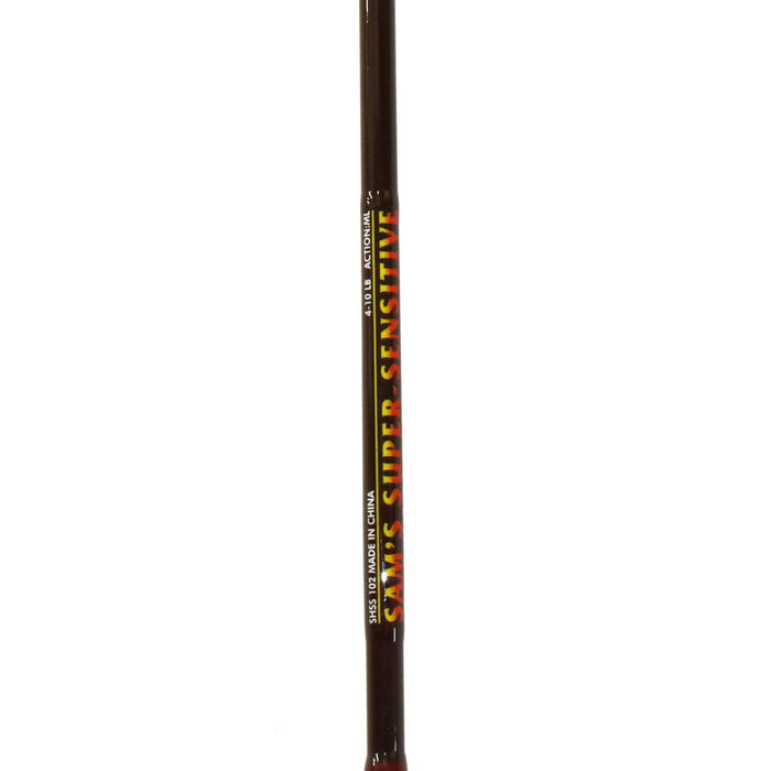 B'n'M #SHSS102 Sam Heaton Super Sensitive IM-6 Graphite Jig Pole 10 ft