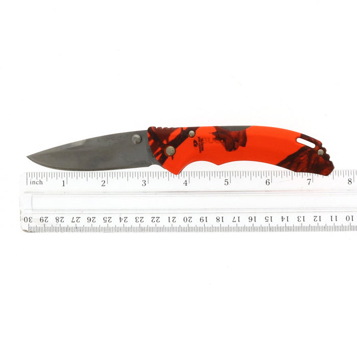 Buck Knives #0285CMS9-B Bantam BLW Folding Pocket Knife Mossy Oak Blaze Handle ~ 2-Pack