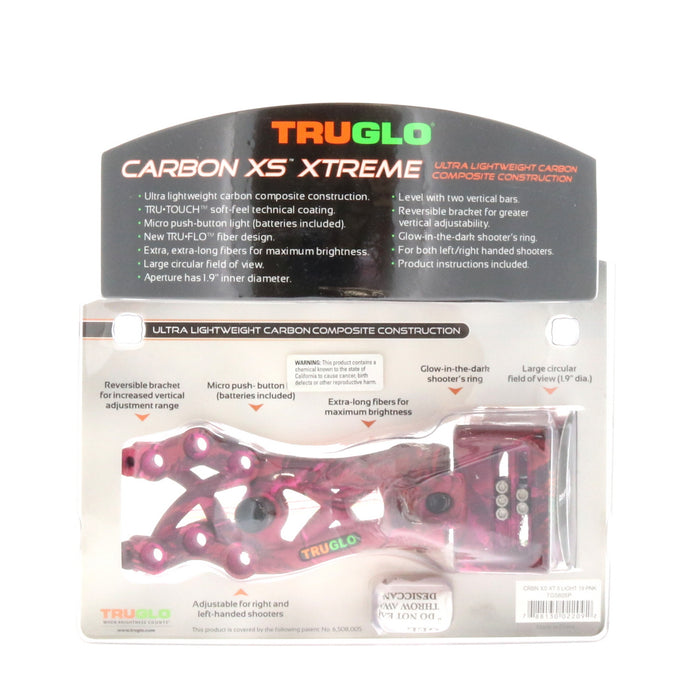 TruGlo #TG5805P Carbon XS Xtreme Bow Sight