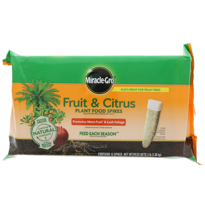 Miracle Grow #485201205 Fruit & Citrus Plant Food Spikes