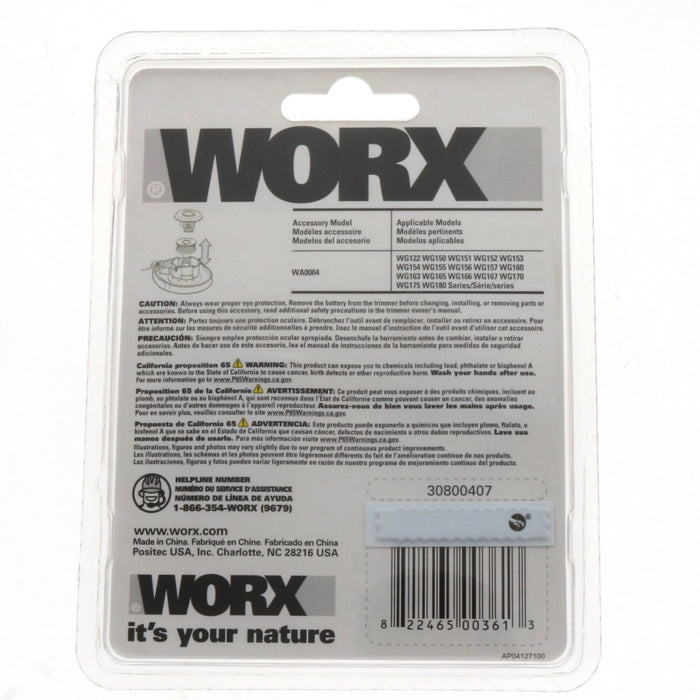 Worx #WA0004.15 0.065 in. D X 10 ft. L Trimmer Line ~ Pack of 2
