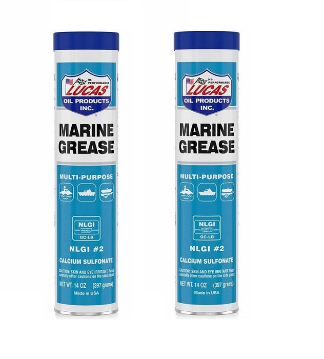 Lucas Oil Products #10320 Multi-Purpose Marine Grease ~ 2-Pack ~ 28 oz Total