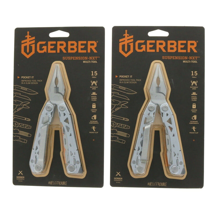 Gerber #31-003345 Suspension-NXT Multi-Tool w/ 15 Tools ~ 2-Pack