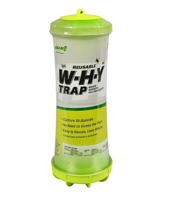 Rescue #WHYTR Wasps Hornets Yellow Jacket Trap with Attractant