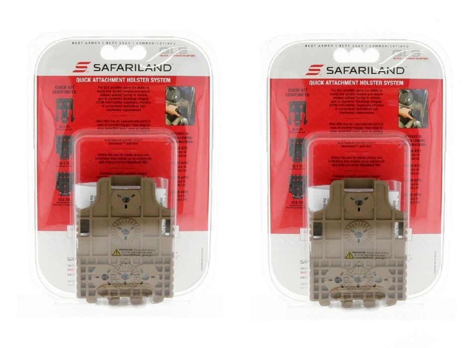 Safariland #QUICK-KIT3-55 Quick Locking Holster System Kit ~ 2-Pack