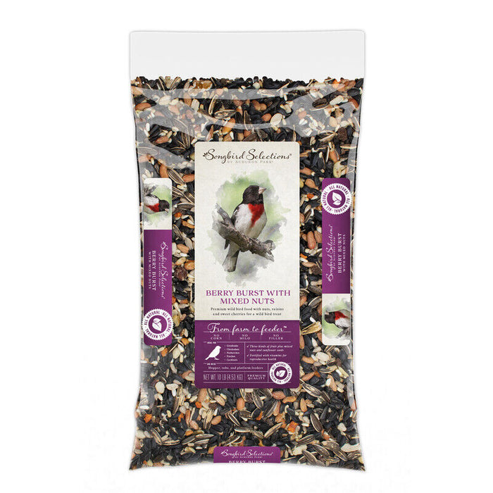 Songbird Selections #13636 Wild Bird Nuts Bird Seed ~ 10 lb Bag