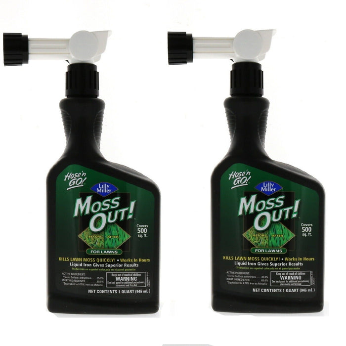 Lilly Miller #100503873 Lawn Liquid Moss Eliminator Herbicide ~ 2-Pack