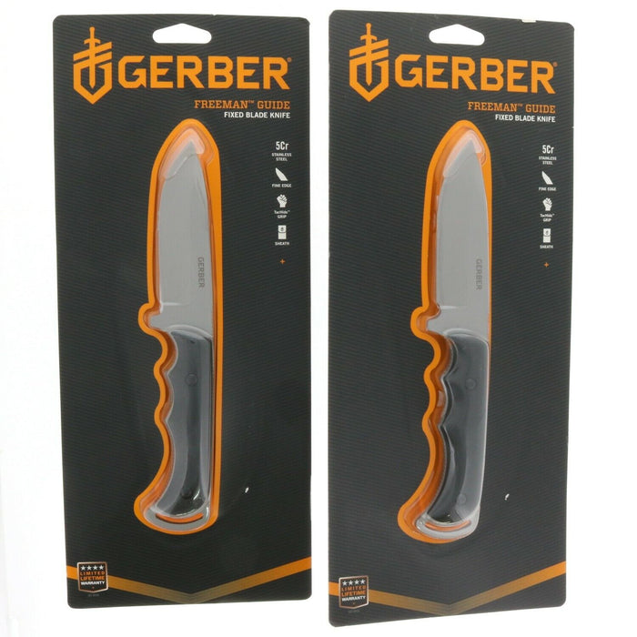 Gerber #31-000588 Freeman Guide Fixed Blade Knife ~ 2-Pack