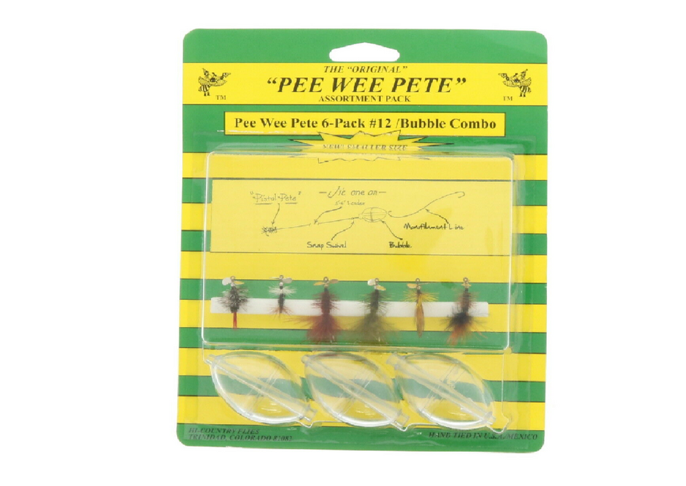 Pistol Pete #99999 Hi Country Fishing Flies Bubble Combo #12