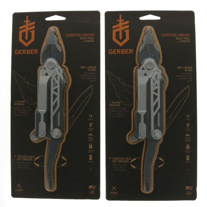 Gerber # 31-003073 Center-Drive Multi-Tool & Sheath ~ 2-Pack