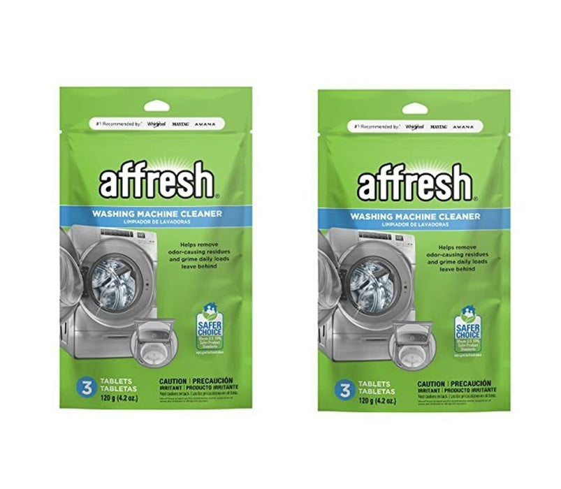 Affresh #W10135699 4.2 oz HE Washing Machine Cleaner ~ 2-Pack ~ 6 Tablets Total