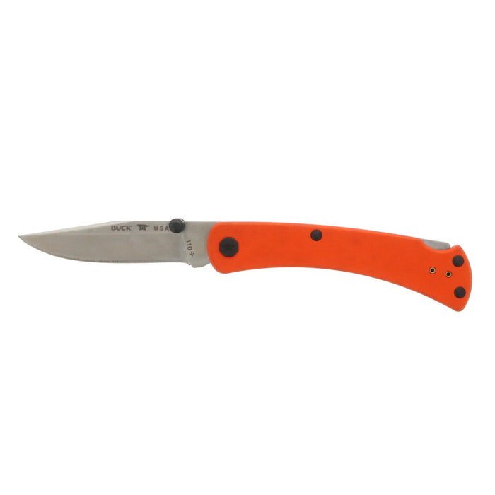 Buck Knives #110OR3-B 110 Slim Pro TRX S30V Folding Hunter Pocket Knive Orange G10 Handle